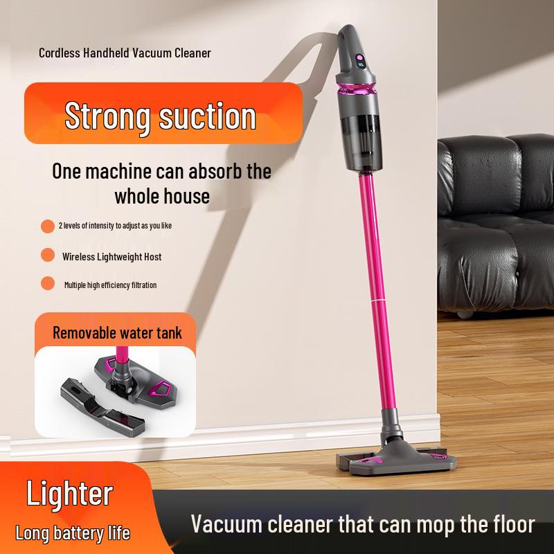 

High-Suction Wet/Dry Handheld Vacuum & Mop for Home - Dust Mite, Carpet & Floor Cleaner Chinese Packaging