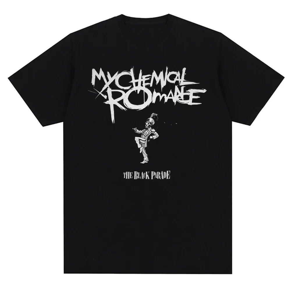 My Chemical Romance Mcr Band Men Women Cotton T-Shirt Printed T Shirt Casual Short Sleeve T shirt Streetwear Trend Tee Tops