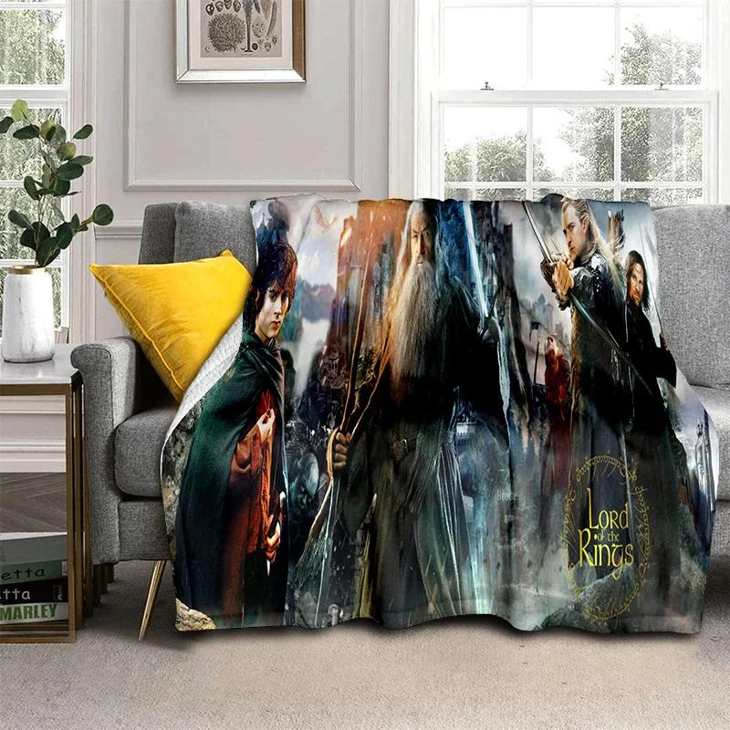 L-Lord of the Rings H-Hobbit HD Blanket,Soft Throw Blanket for Home Bedroom Bed Sofa Picnic Travel Office Cover Blanket Kids 3D