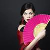 Bamboo Silk Folding Fans, Fabric Handheld Accordion Fans, Vintage Decorative Fans for Dance, Performance, Party, Wedding Decor