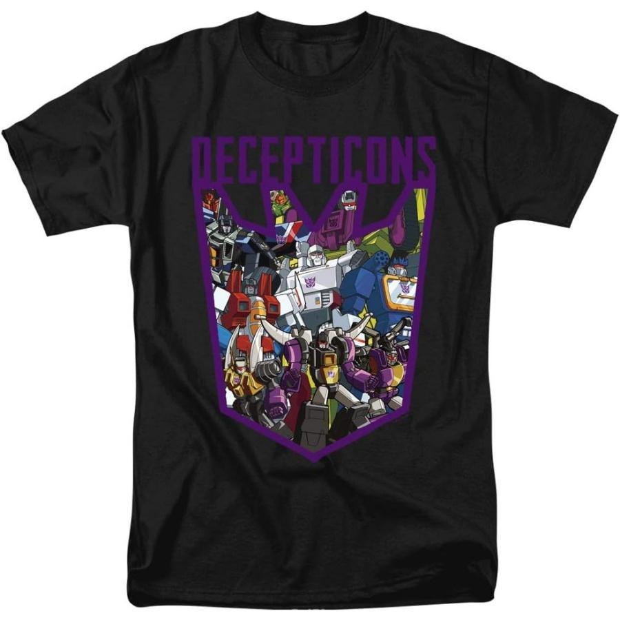 Transformers T-Shirt Decepticon Collage Black Tee XXXXXL разноцветный