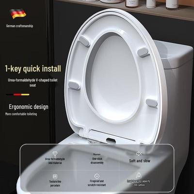 Jing Zhou Yuan Universal Urea-Formaldehyde V-Shape Toilet Seat