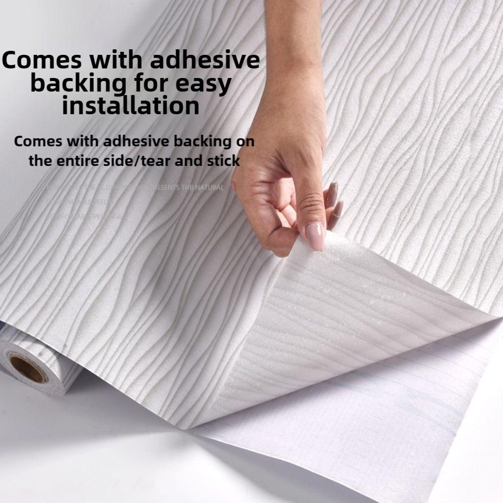 Samolepicí 5M Nástěnná samolepka Proti poškrábání DIY Dělící tapeta Ložnice