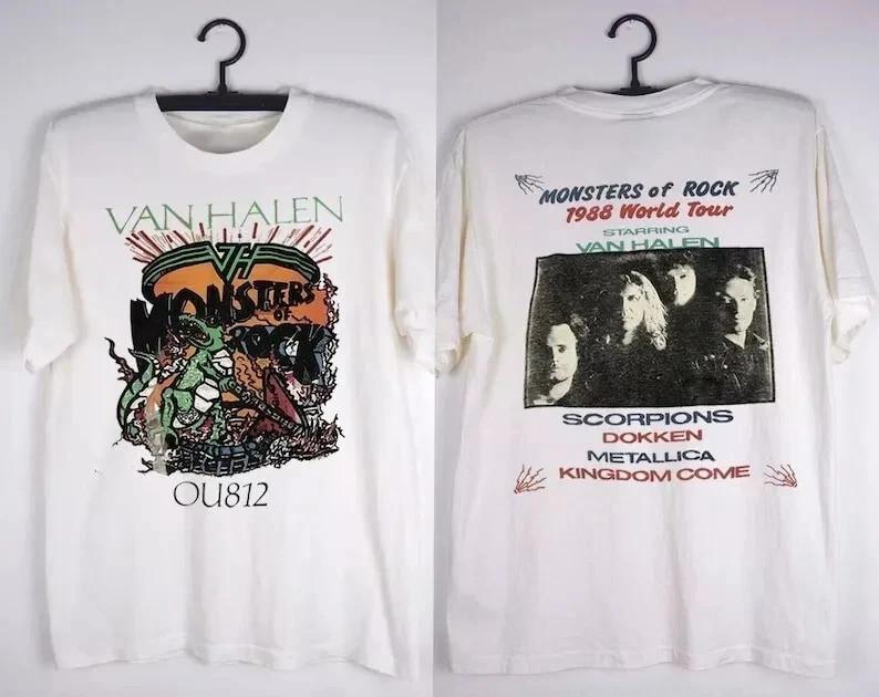 Футболка Van Halen Monsters of Rock World Tour 1988 M
