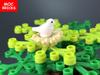 MOC Blocks Animal Bird Sparrow dove of peace Ruff Assembles Particles City Construction Bricks Accessories Playthings Plastic Material playthings