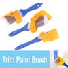 Commercial Cutting-In Brushes - Industrial Trim Paint Brush with Wood Handle for Clean Lines Precision Edge Painting Tools