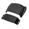 Pickup Bridge Cover Set Zinc Alloy Bass Protective Cover for PB Electric Bass GuitarBlack
