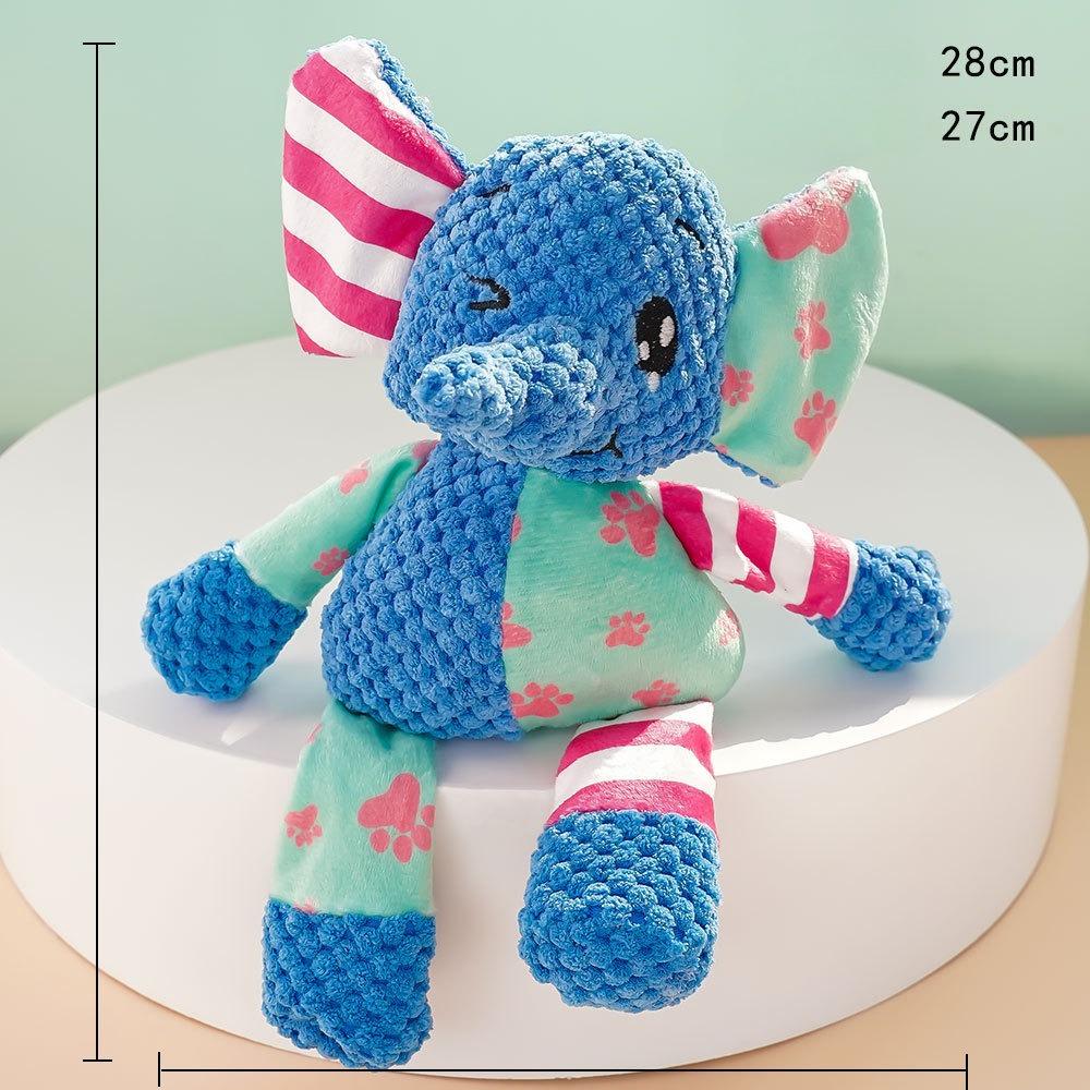 Pet Toys Vocal Dog Plush Teeth Grinding and Bite Resistant Interactive Supplies Cat Pineapple Grid Medium and Large Dog