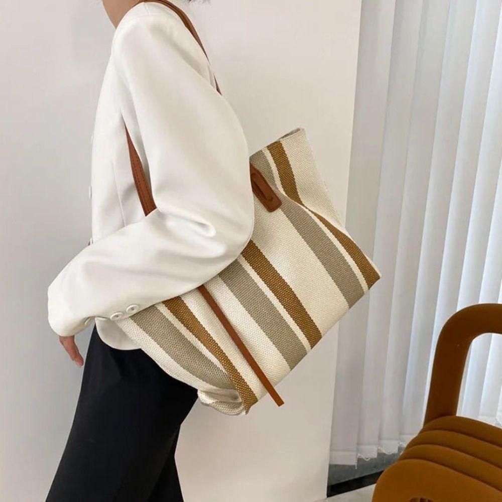 Eco-friendly Canvas Cloth Bags Exquisite Tote Bag Creative Shoulder Bag  Shopping