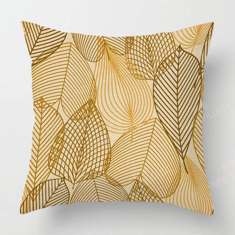 Moderní bytový obývací pokoj dekorace povlaky na polštáře polštář pohovka 35x35cm 40x40 60x60cm 45x45cm 40*40 povlak na polštář boho rostlina severský