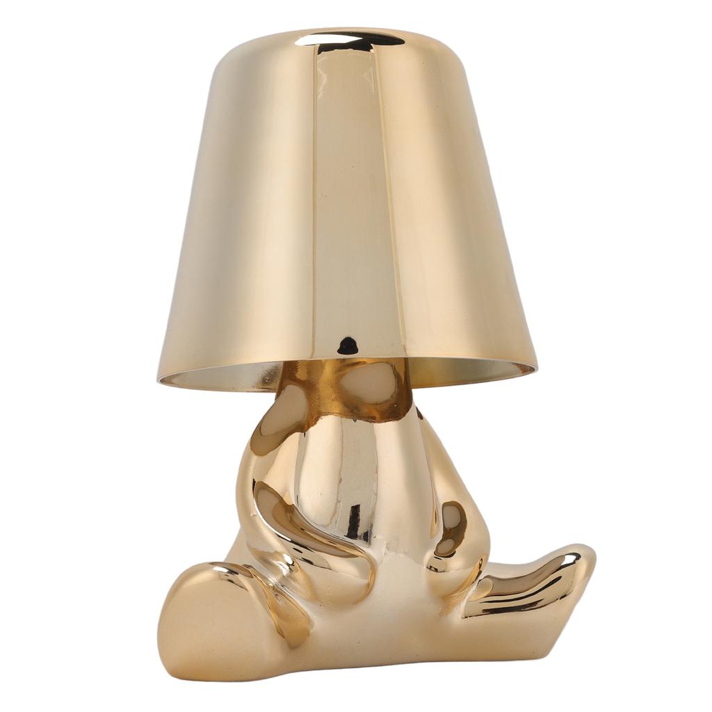 Night Lamp 3 Light Color Stepless Dimming Touch Control USB Rechargeable Bedside Light