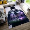 Mbappe Personalized Name Floor Rug Office Rug Design for Foyer Outdoor Kitchen Study Room Anti-slip Rug Anime Office Decor