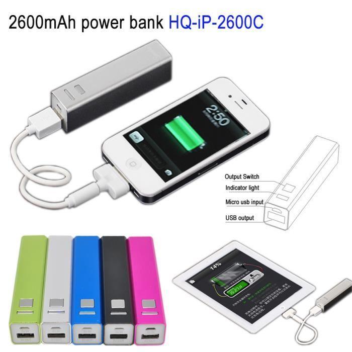Chargeur Solaire Universel 3 Watts et Batterie 2600 mAh