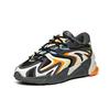 Anta Pulse Cushioning Slip Resistant Abrasion Resistant Low top Chunky Sneakers Men's Black Gray 912048851-1