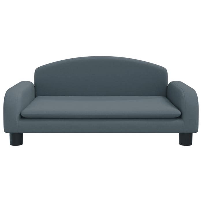 VidaXL Canapé pour enfants gris foncé 70x45x30 cm tissu, mini canapé, mini canapé-chaise, mini canapé pour enfants, canapé 3196359