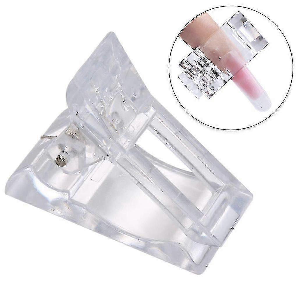 10 Pcs Nail Tips Clip For Quick Building Poly Uv Builder Gel Assistant,reusable