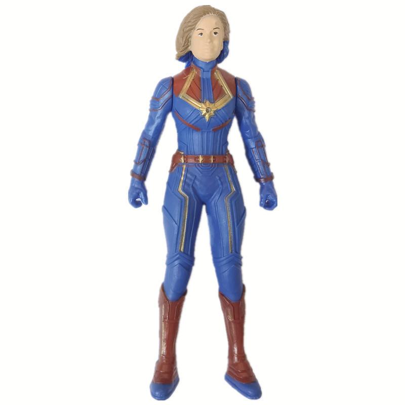 17 Cm Giocattoli per Bambini Marvel Figure Anime Spiderman Hulk Action Figure Iron Man Cartone Animato Giocattolo per Bambini Regalo di Natale Bambola Luminosa Hobbies