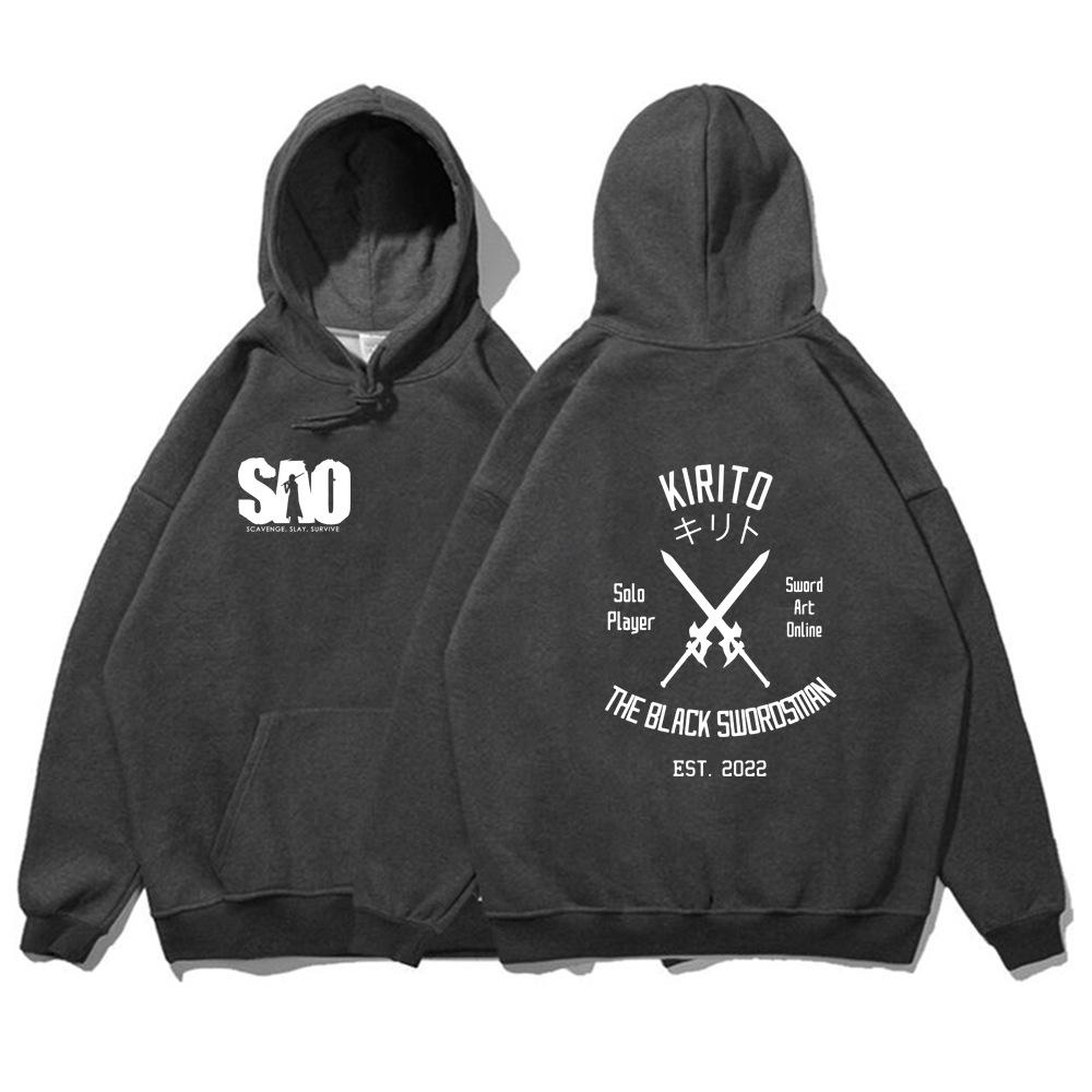 Japanese Animation Sword Art Online New Men's Hoodie Sweatshirt Men Womnen Fashion Design Pullover Men's Fleece Hoodies
