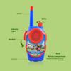 2 Stück Kinder Eltern-Kind-Sprechanlage Cartoon Niedliches Walkie-Talkie Mobiltelefon Outdoor-Spielzeug Jungen und Mädchen Lernspielzeug
