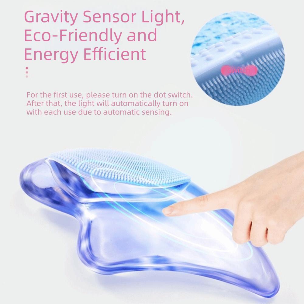 with LED Light Crystal Scraping Board Smooth Edges Face Lifting Machine  Face Cleansing