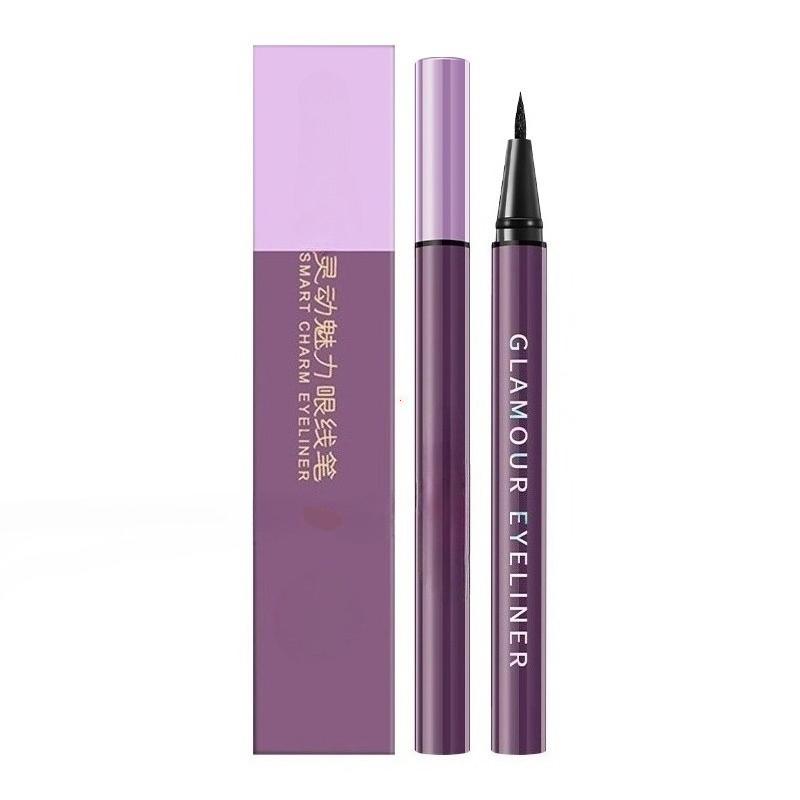 

Black Liquid Eyeliner Waterproof Quick Dry Smooth Eye Liner Long Lasting Ultra-thin Soft Natural Non-smudge Eyeliner Pen Makeup