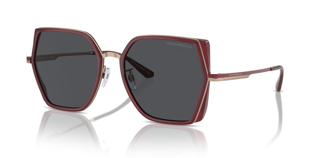 Emporio Armani Sunglasses EA2142D Shiny Rose Bordeaux 56 Women's Gold/Opal