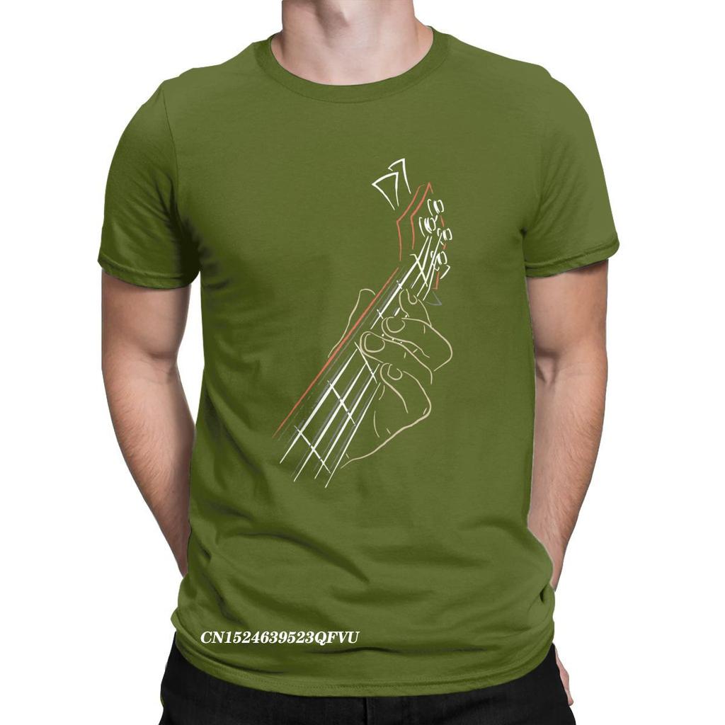 Humorous Active Bass Guitar Rock Music Men Tops T Shirts Casual Tee Shirt Harajuku Tee Shirt Premium Cotton Graphic Printed Tops