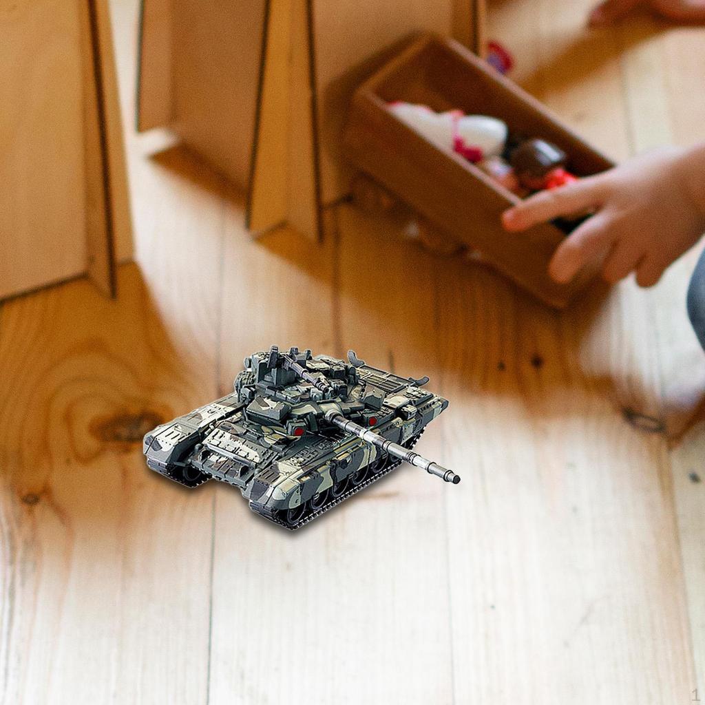 1:48 Tank Model Armored Vehicle DIY Building Tabletop Decor Collectibles Truck 4D for