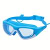 Youth Swimming Goggles with Earplugs, Waterproof and Anti Fog Silicone Seal Suitable for Beach and Swimming