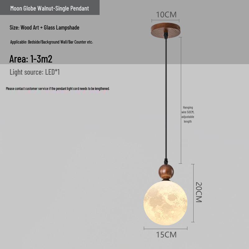 Chinese Retro Bedroom and Hallway Pendant Light