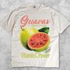 Retro Guavas Commercial T-Shirt, Vintage Tropical Fruit Graphic Tee, Farm Fresh Guava Shirt, Retro Food Lover Top, 90s Style Y2K Aesthetic