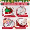 Electric Climbing Santa ClausUp and Down Animated Musical Christmas Figure for Holiday Home Party Xmas Tree Decor
