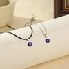 Turkey Evil Eye Pendant Necklaces for Women Girls Friends Blue Turkish Demon Eyes Chokers Gold Color Chain Necklace Jewelry