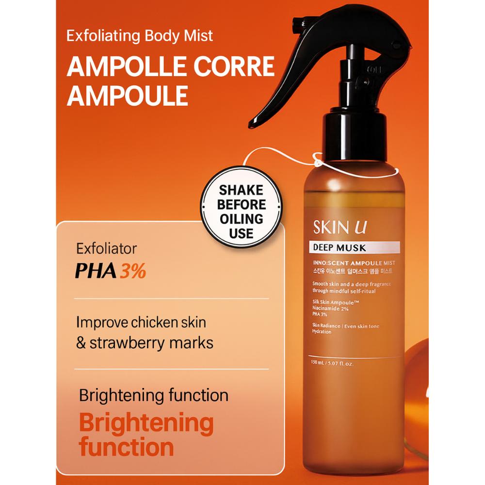 [SkinU] INNO‑SCENT AMPOULE MIST Deep Musk 150ml