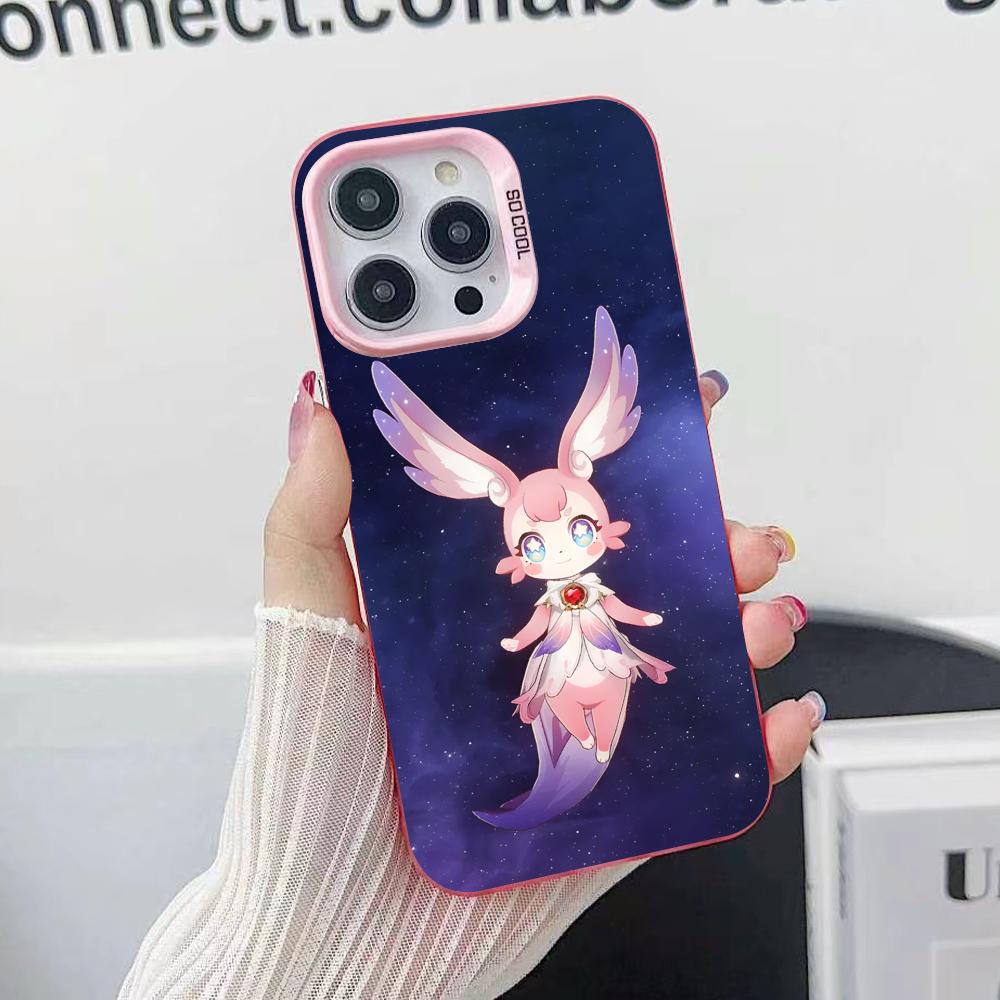 HSR Mem Pink Translucent Mobile Phone Case for iPhone 17 16 15 14 13 12 11 X XR XS Air Pro Max Plus Colorful Cover