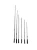20cm Barbed Fish Spear with 2.5m Retractable Silver Embossed Net Pole