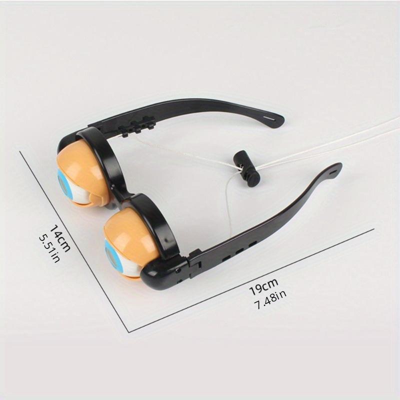 Verrückte Augen, Brillenspielzeug, Partyzubehör für Erwachsene, wie lustige Streiche, Weihnachts- und Geburtstagsgeschenke, Plastikbrille, neuartiges Spielzeug