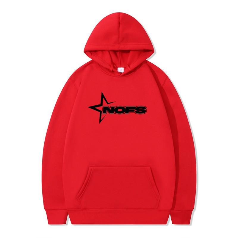 Oversized Letter Print Hoodie Men Women Hip Hop Streetwear Casual Pullover Sweatshirt