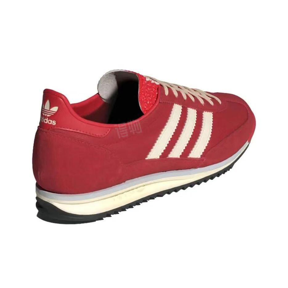 Adidas SL72 OG Scarlet, alb crem, pantofi pentru femei, roșu Better-Scarlet Halo-Albastru IE3475