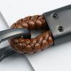 Braided Rope Sub-Gun Printing Keychain Men'S And Women'S Waist Hanging Big Head Chain General Car Key Bag Accessories