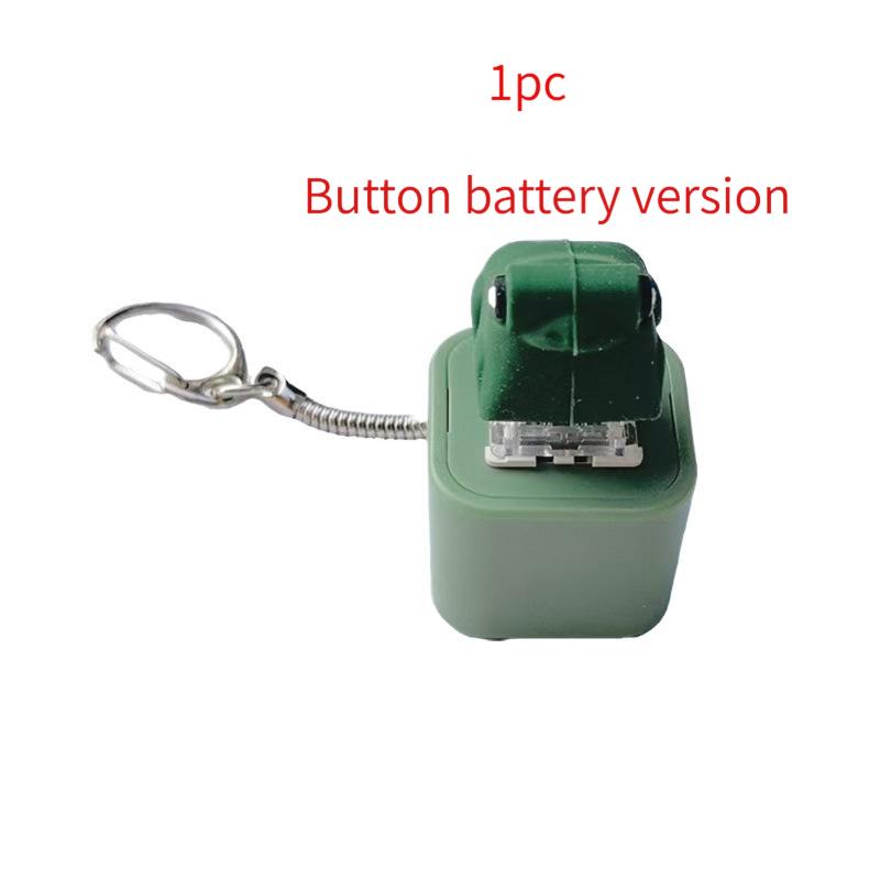 

Hot 1Pc Funny Croaking Frog Duck Keychain Rechargeable Keyboard Fidget Clicker Sound Keyring With LED Light For Stress Relief