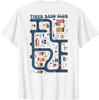 Papa Shirt Müde Papas Club Spielautos auf Papas Rücken (Auf der Rückseite) T-Shirt Herren Damen T-Shirts Oberteil
