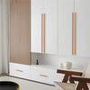 Hidden Furniture Handle Gold Black Gray Kitchen Cabinet Knob Wardrobe Drawer Pull Kitchen Extended Door Handle Accessories Knobs