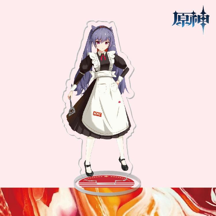

Anime Game Wholesale Sunny Day Barbara Original God KFC Acrylic Standing Sign Ornaments 07