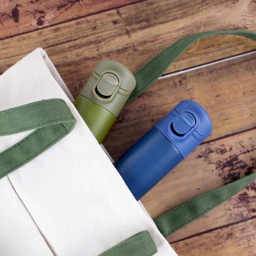 Maebata One Touch Mini Bottle Almond 140ml Earthcolor, Green, (Product Code 52608)