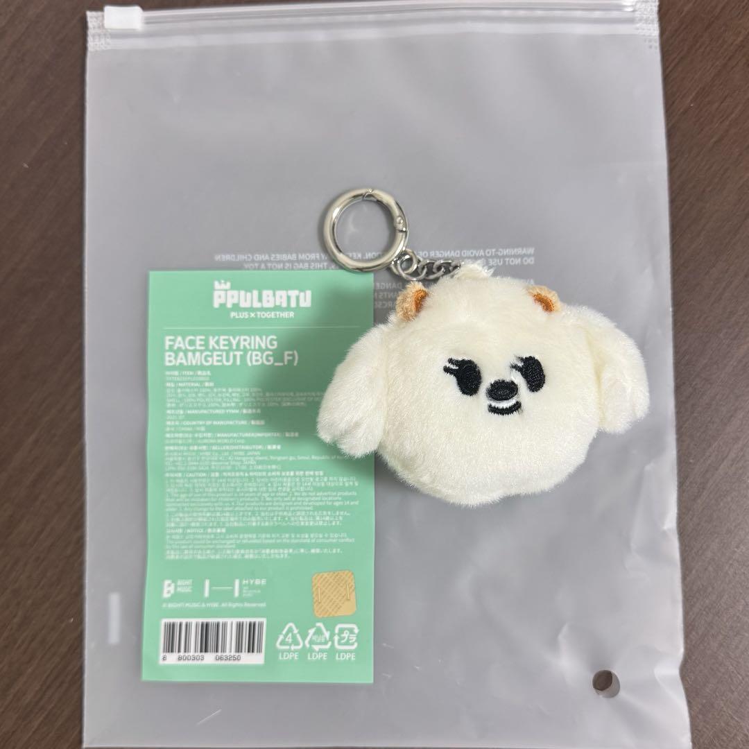 

[USED] TXT PPULBATU Beomgyu Bamguk Face Key Ring