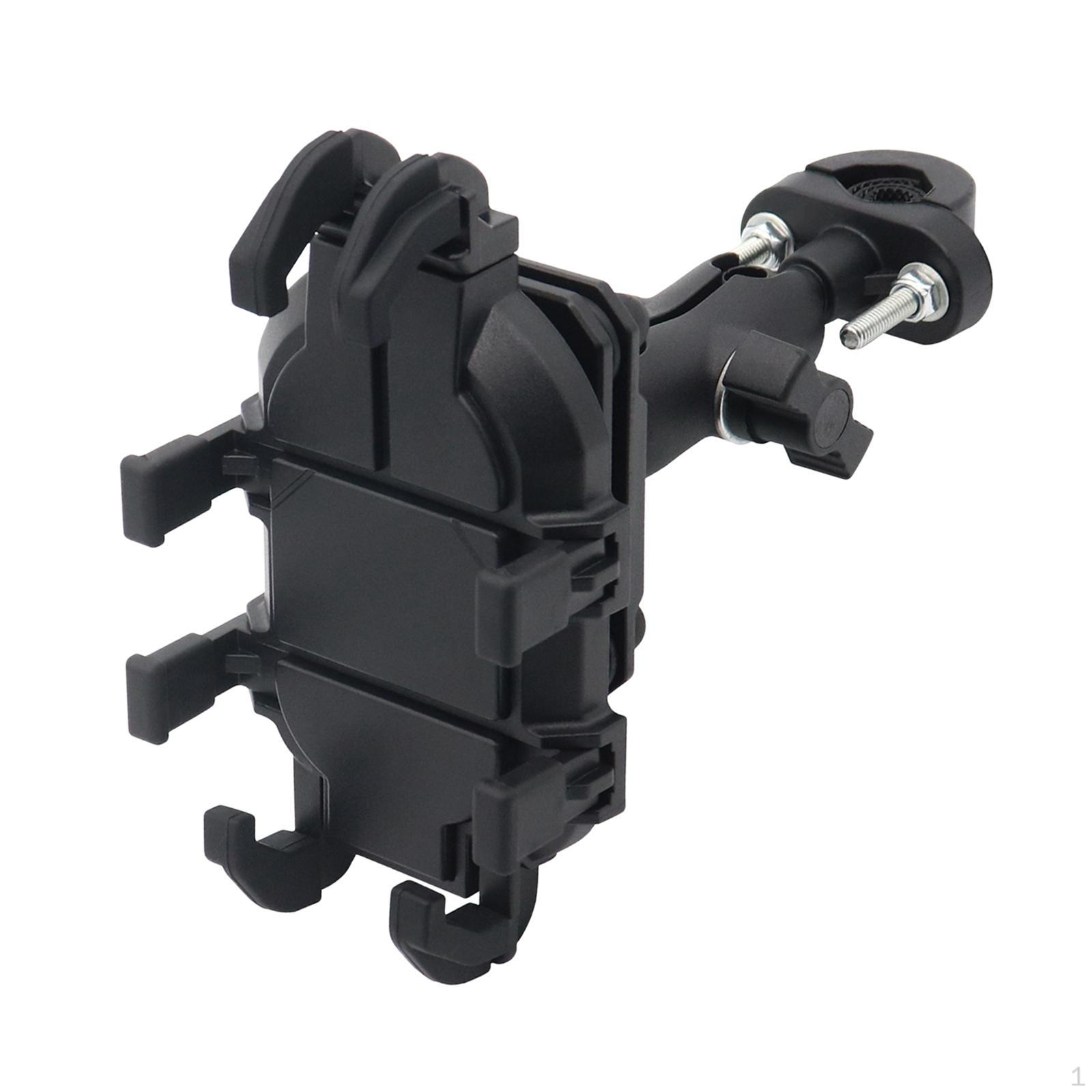 Handlebar Phone Holder Stand ,Aluminum Alloy ,Nylon with Vibration Dampener Motorcycle Mount