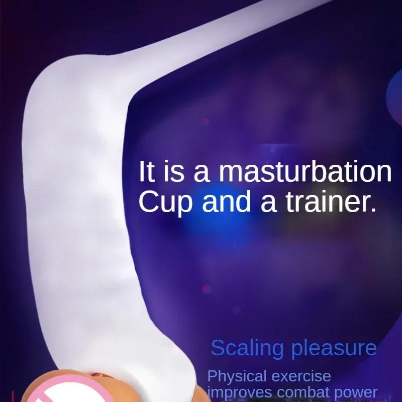 Penis Trainer Pocket Long Lasting Vagina Massager Male Masturbator Male Glans Penis Stimulation Sex Toys for Men