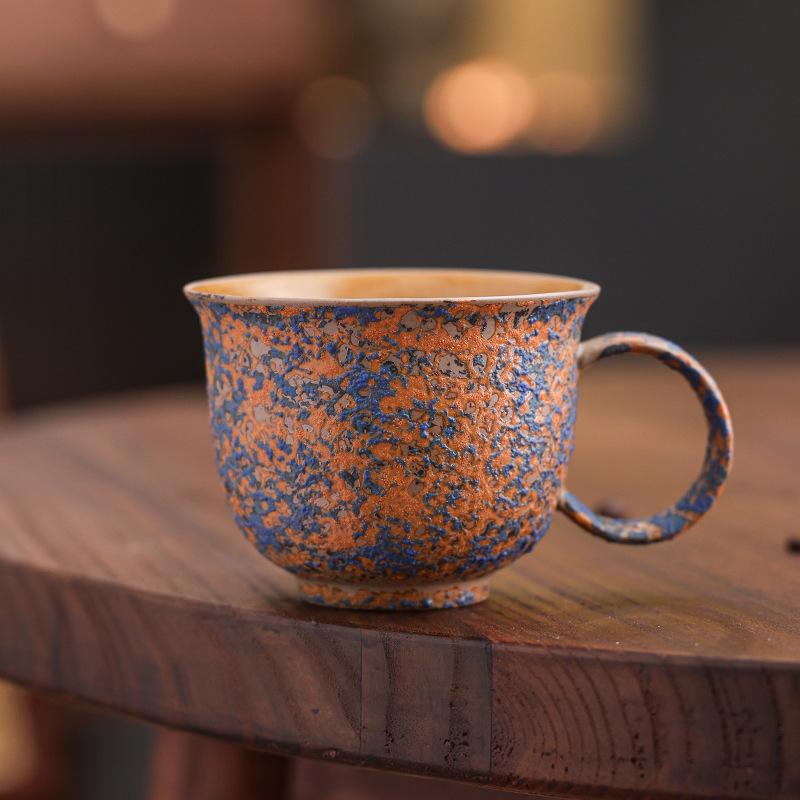 Nordic Style Ceramic Coffee Cup Afternoon Tea American Latte Latte Flower Cup Creative Mug Household Cup