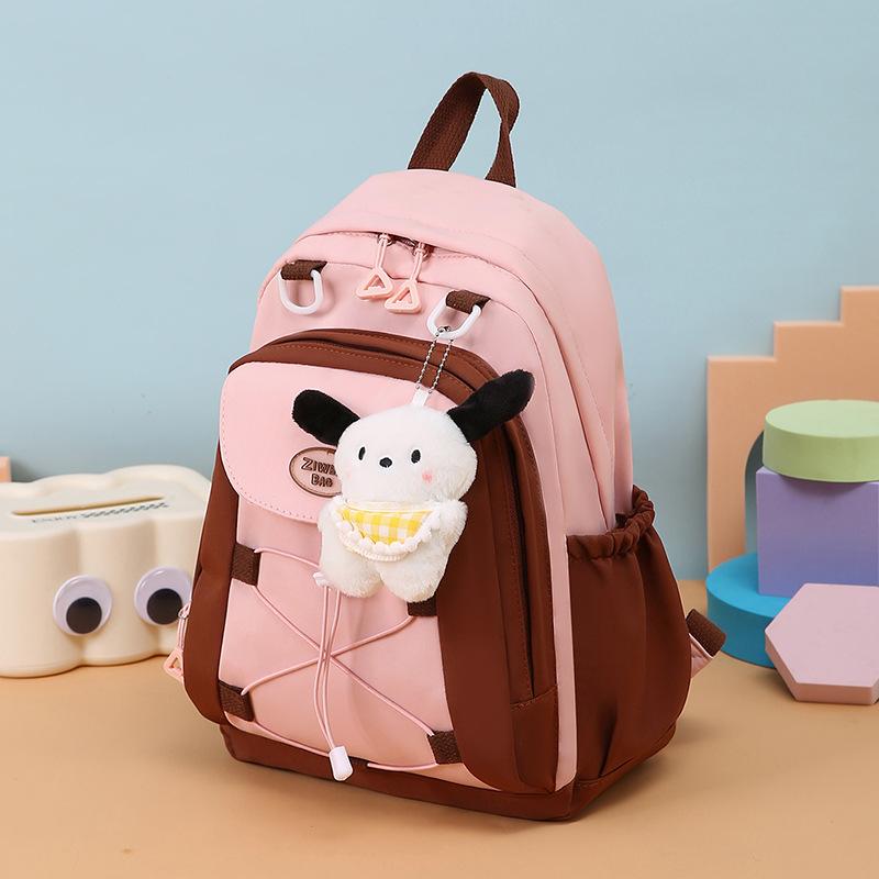 Der neue Rucksack ist ein einfacher Harajuku Kinder-Kleinkindrucksack, klein, frisch und, süß und leicht zur Entlastung, kontrastfarbiger Schulranzen.